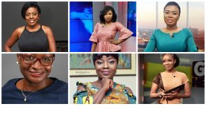 Right Top; Bridget Otoo, bottom; Serwaa Amihere, Middle top; Rebecca Darko, bottom; Afia Pokuaa, Left top Nana Aba, bottom; Nana Agyemang Asante