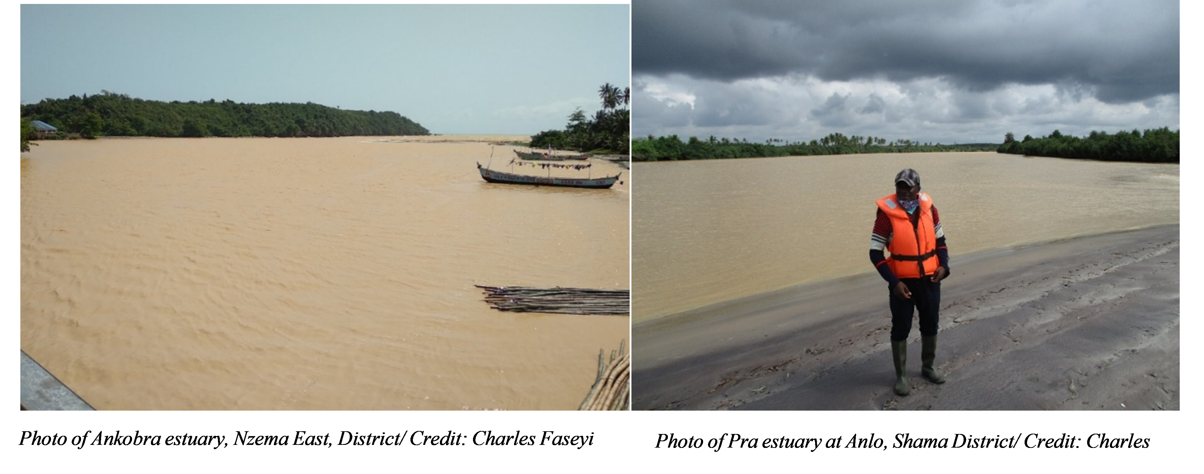 Photo of Pra estuary at Anlo, Shama and Ankobra, Credit: Charles Faseyi