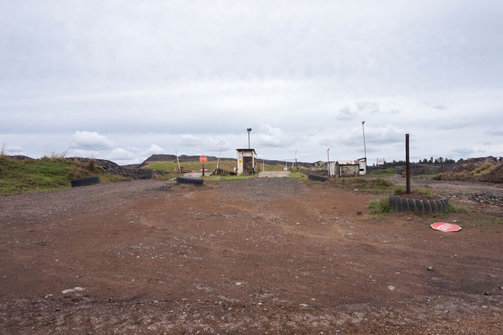 Abandoned coal mine near Ermelo. CREDIT: Oliver Stallwood